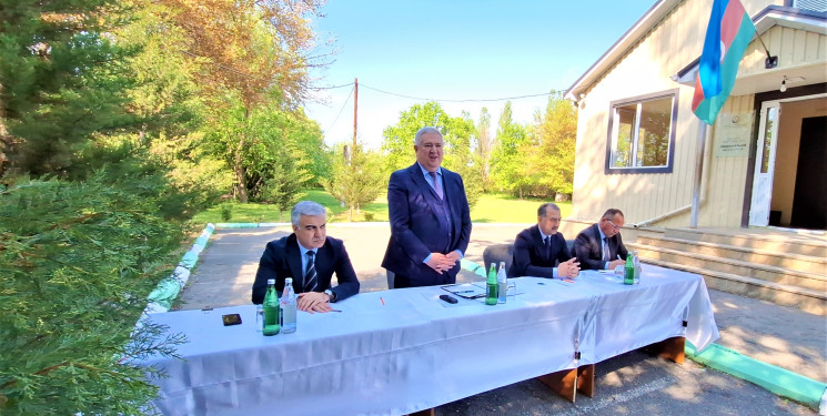 Ağsu RİH başçısı 24.04.2026-cı il tarixdə Abasxanlı kəndində səyyar qəbul keçirib